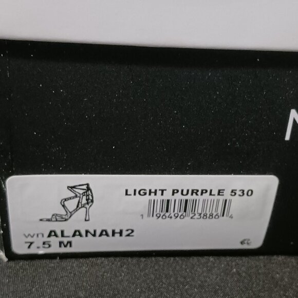 Nine West Alanah 2 Faux Suede Pumps in Light Purple Size 7.5, NIB, Strappy Style - Picture 8 of 8